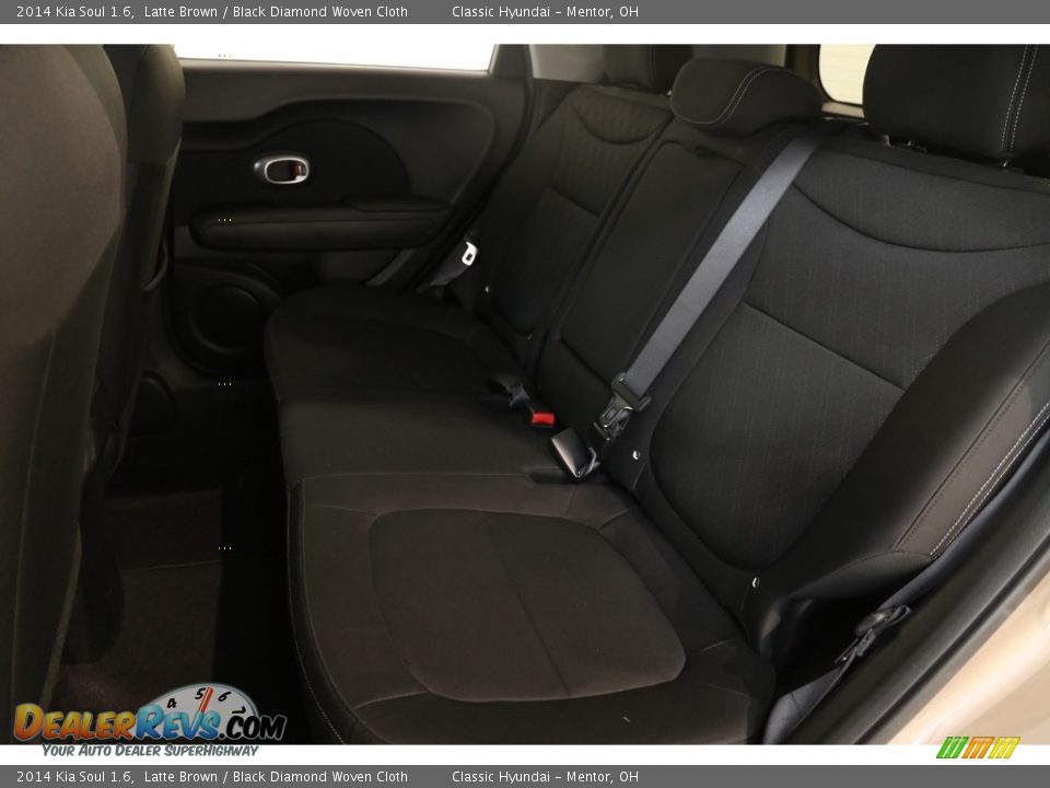 2014 Kia Soul 1.6 Latte Brown / Black Diamond Woven Cloth Photo #15