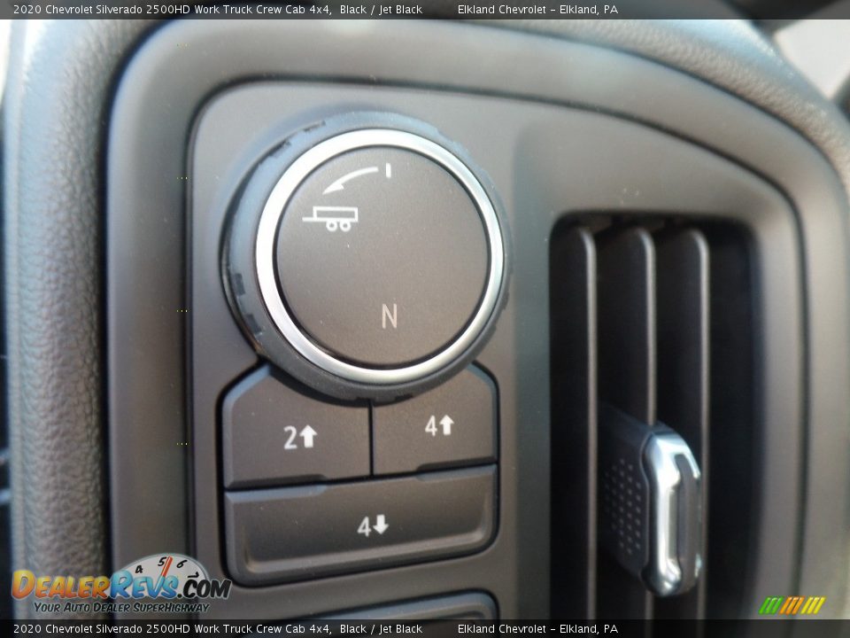 2020 Chevrolet Silverado 2500HD Work Truck Crew Cab 4x4 Black / Jet Black Photo #24