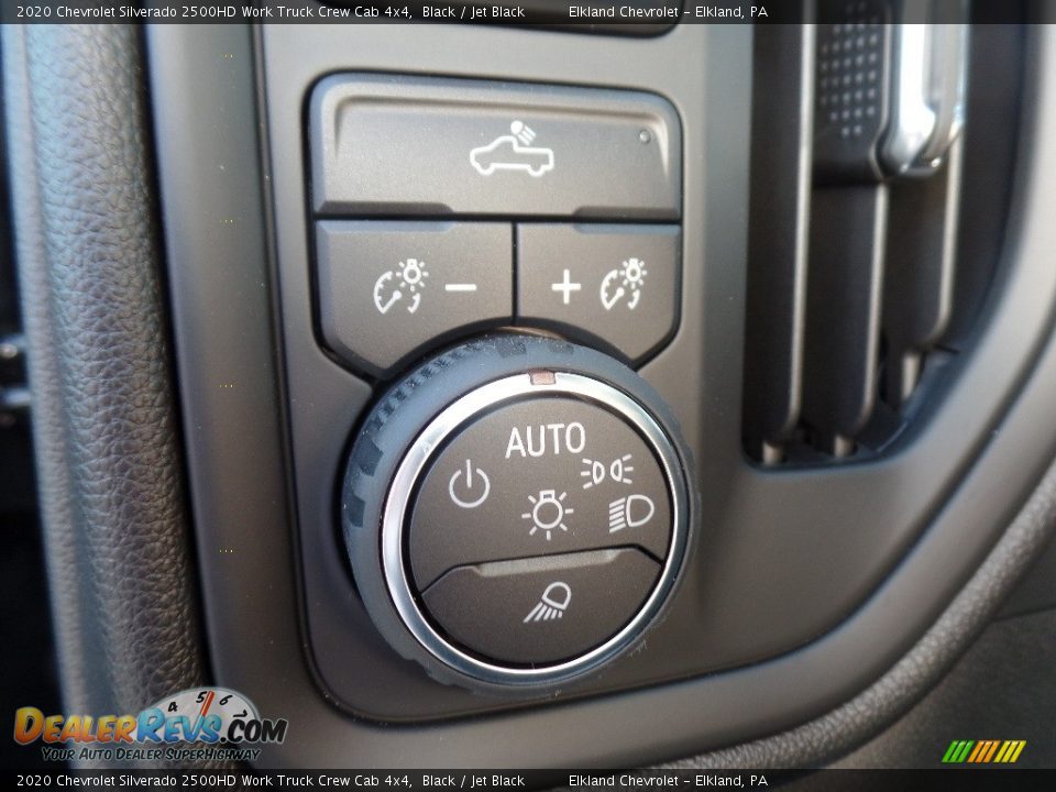 2020 Chevrolet Silverado 2500HD Work Truck Crew Cab 4x4 Black / Jet Black Photo #25