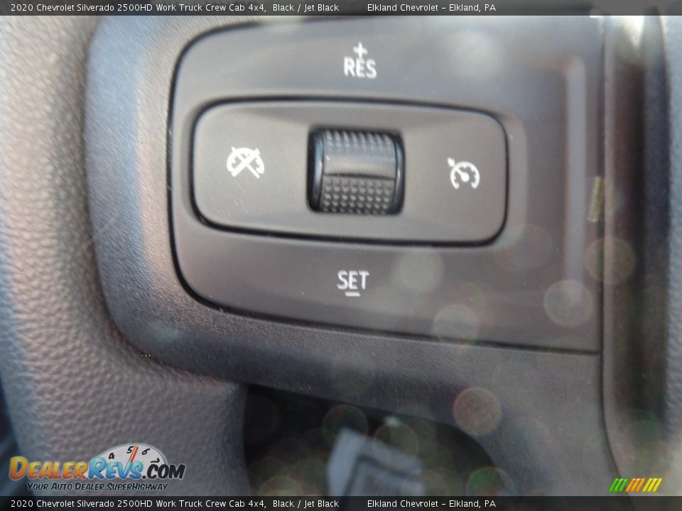 2020 Chevrolet Silverado 2500HD Work Truck Crew Cab 4x4 Black / Jet Black Photo #27