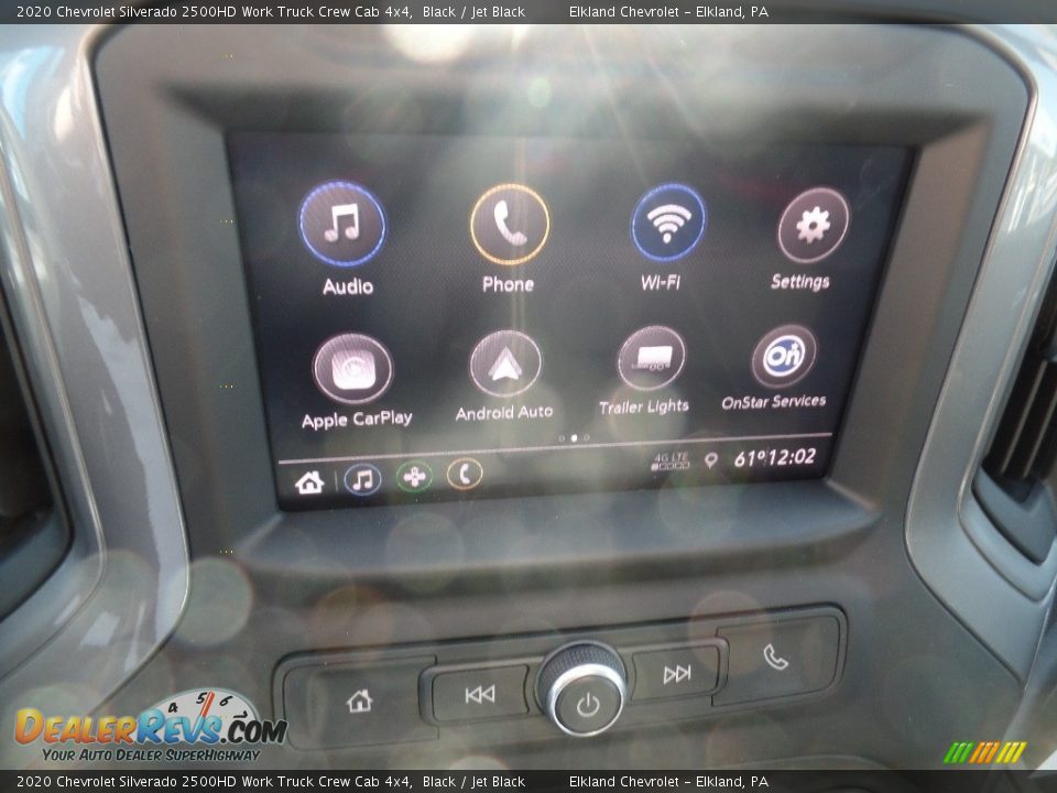 2020 Chevrolet Silverado 2500HD Work Truck Crew Cab 4x4 Black / Jet Black Photo #29