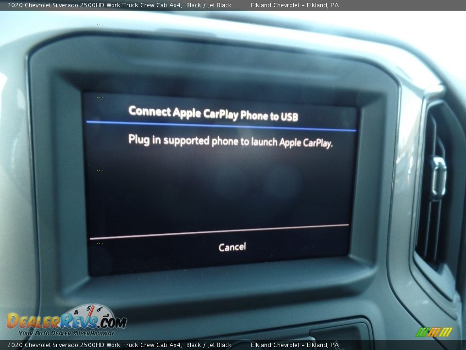 2020 Chevrolet Silverado 2500HD Work Truck Crew Cab 4x4 Black / Jet Black Photo #32