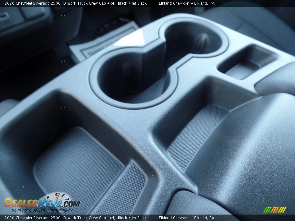 2020 Chevrolet Silverado 2500HD Work Truck Crew Cab 4x4 Black / Jet Black Photo #36