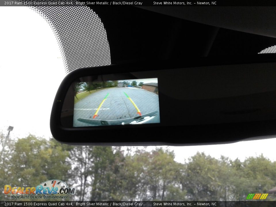 2017 Ram 1500 Express Quad Cab 4x4 Bright Silver Metallic / Black/Diesel Gray Photo #20