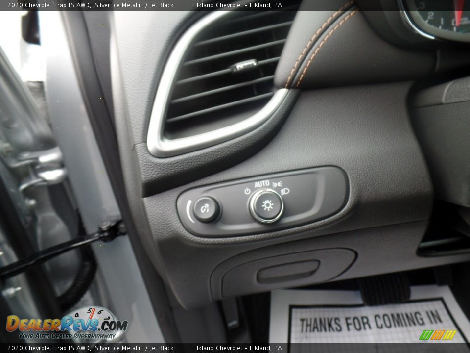 2020 Chevrolet Trax LS AWD Silver Ice Metallic / Jet Black Photo #19