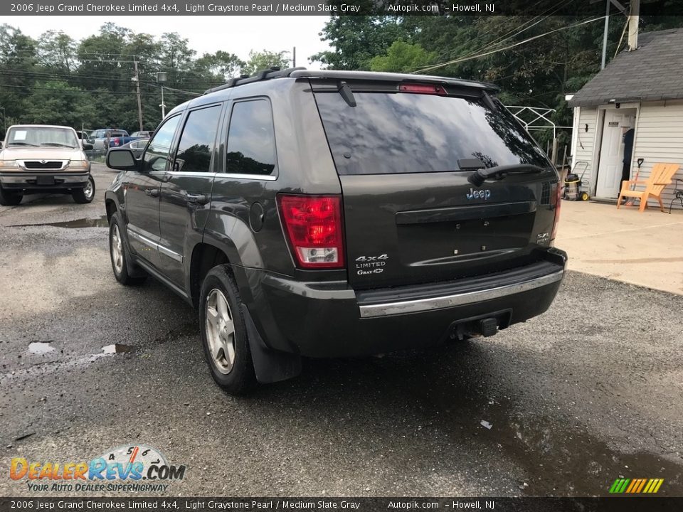 2006 Jeep Grand Cherokee Limited 4x4 Light Graystone Pearl / Medium Slate Gray Photo #5