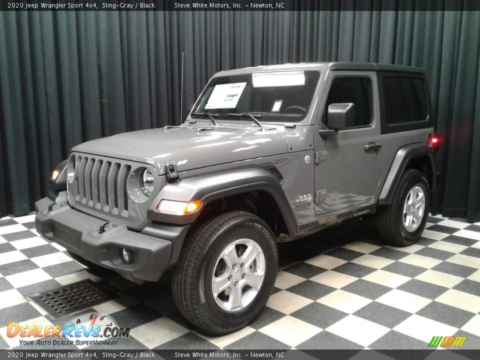 2020 Jeep Wrangler Sport 4x4 Sting-Gray / Black Photo #2