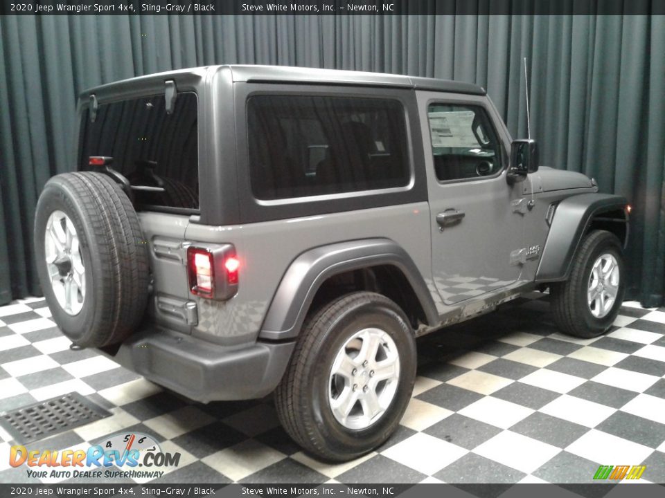 2020 Jeep Wrangler Sport 4x4 Sting-Gray / Black Photo #6