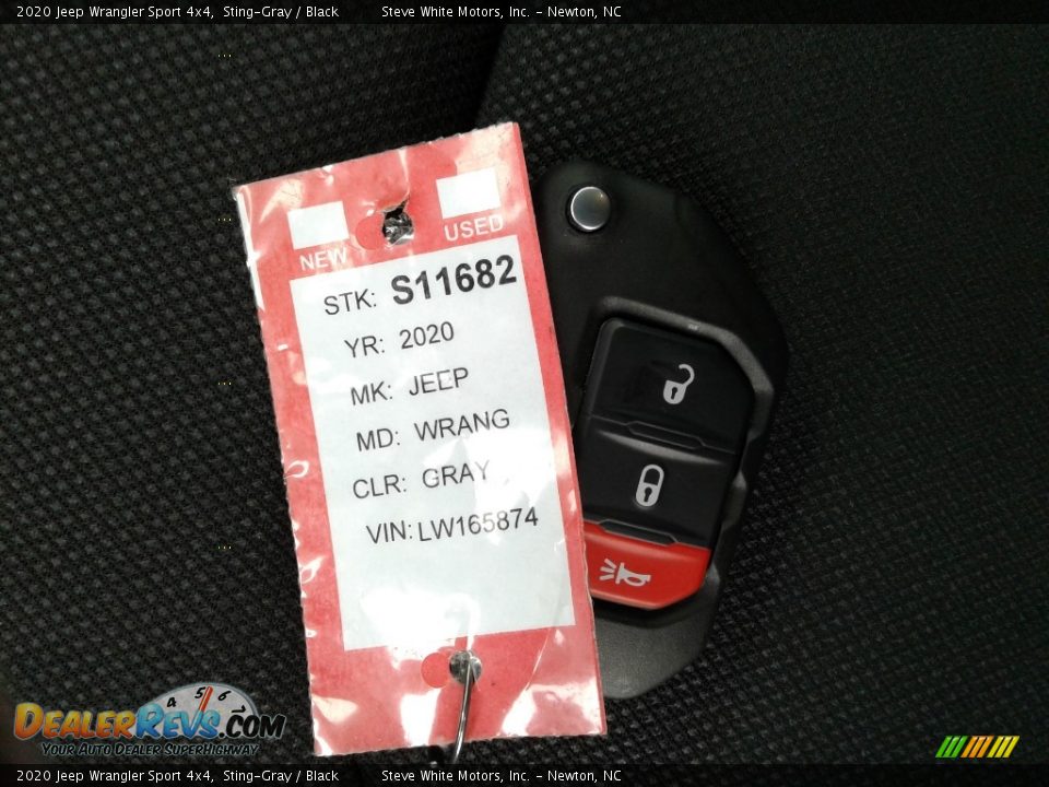 2020 Jeep Wrangler Sport 4x4 Sting-Gray / Black Photo #26