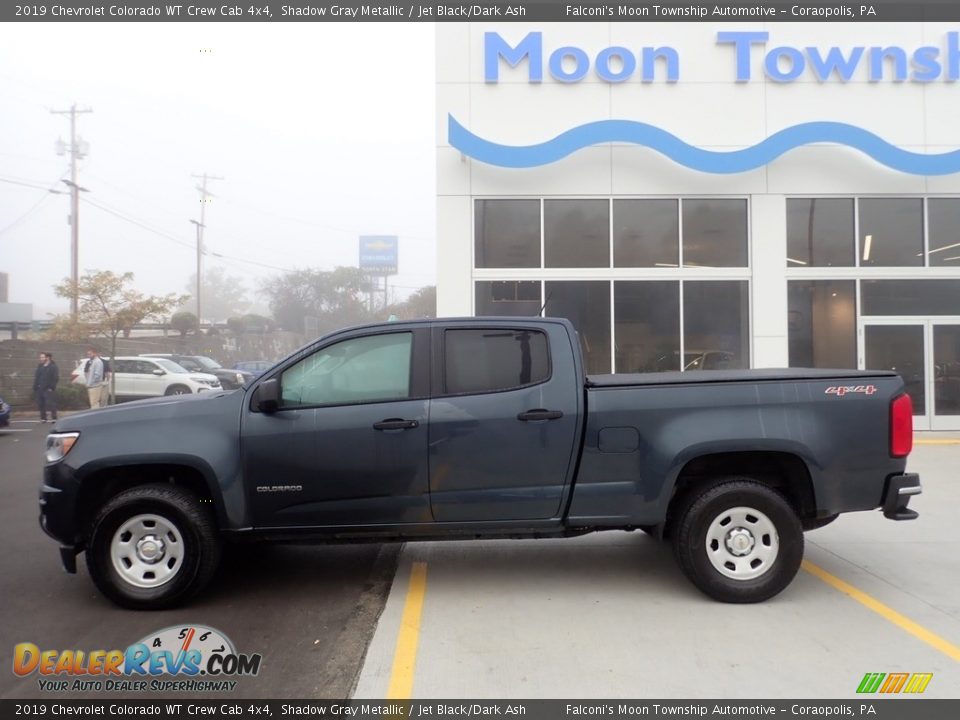 2019 Chevrolet Colorado WT Crew Cab 4x4 Shadow Gray Metallic / Jet Black/Dark Ash Photo #2