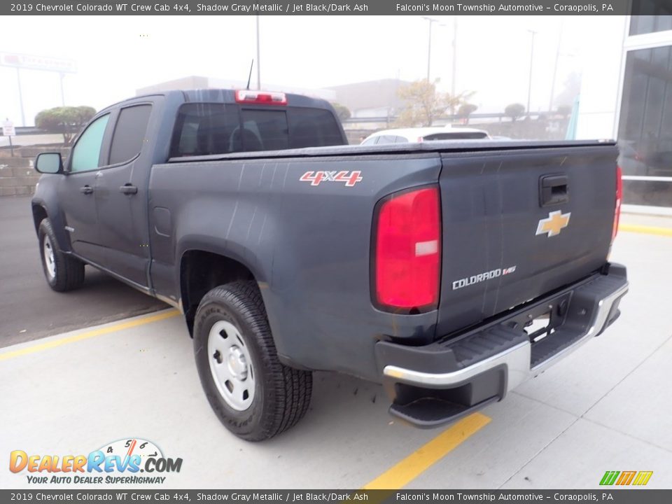 2019 Chevrolet Colorado WT Crew Cab 4x4 Shadow Gray Metallic / Jet Black/Dark Ash Photo #3
