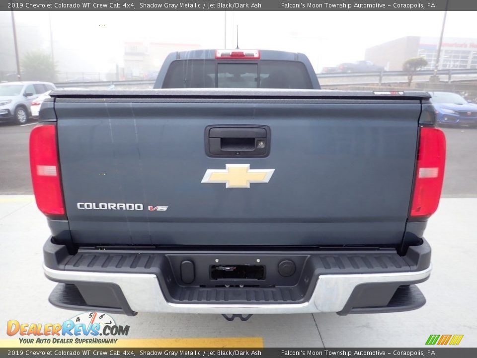 2019 Chevrolet Colorado WT Crew Cab 4x4 Shadow Gray Metallic / Jet Black/Dark Ash Photo #4