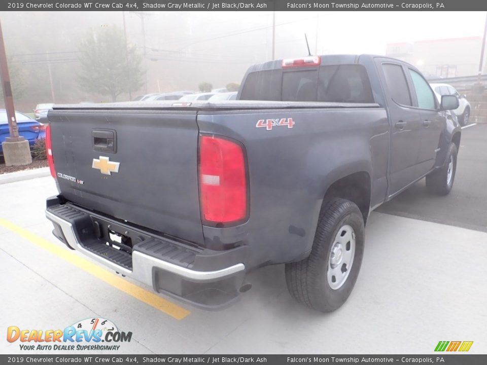 2019 Chevrolet Colorado WT Crew Cab 4x4 Shadow Gray Metallic / Jet Black/Dark Ash Photo #5