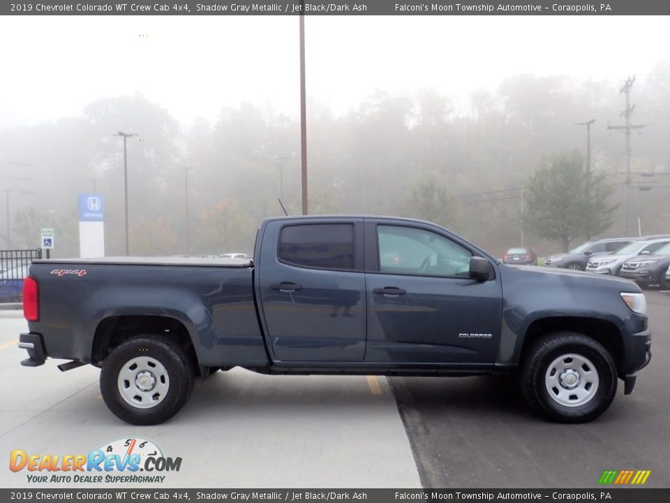 2019 Chevrolet Colorado WT Crew Cab 4x4 Shadow Gray Metallic / Jet Black/Dark Ash Photo #6