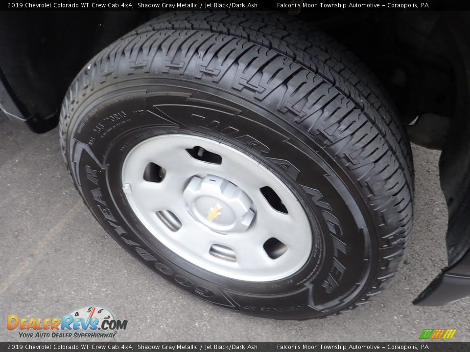 2019 Chevrolet Colorado WT Crew Cab 4x4 Shadow Gray Metallic / Jet Black/Dark Ash Photo #9