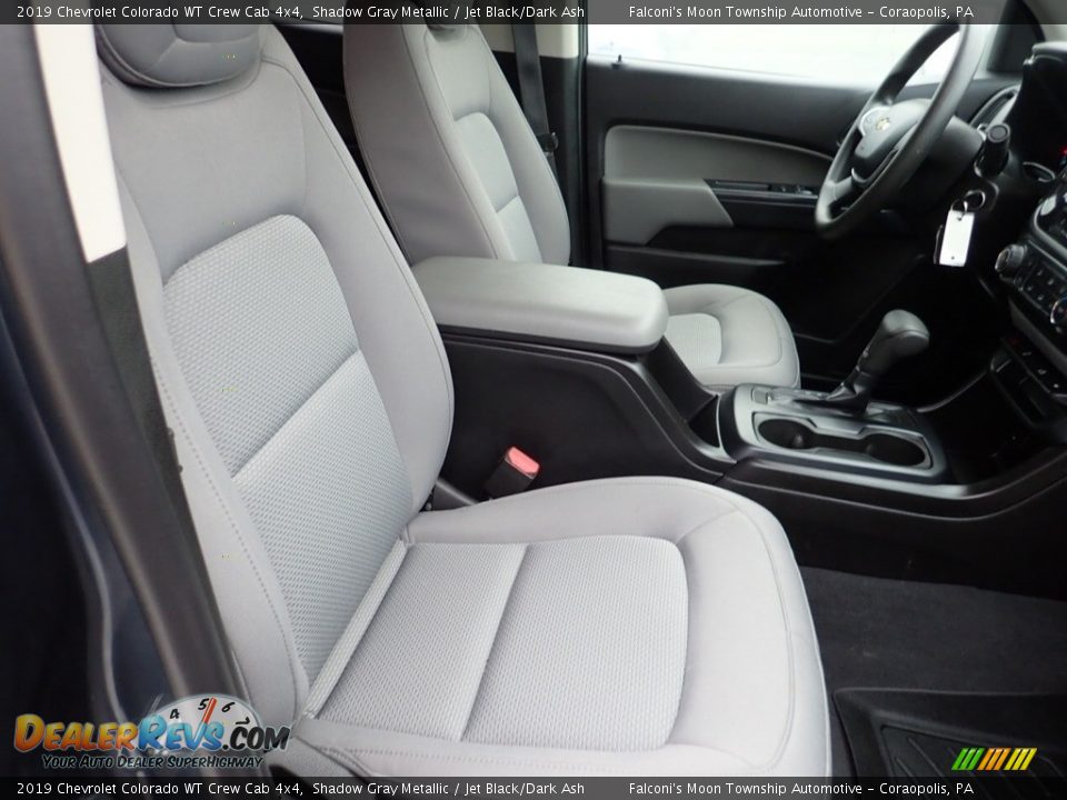 2019 Chevrolet Colorado WT Crew Cab 4x4 Shadow Gray Metallic / Jet Black/Dark Ash Photo #10