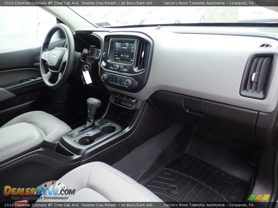 2019 Chevrolet Colorado WT Crew Cab 4x4 Shadow Gray Metallic / Jet Black/Dark Ash Photo #11
