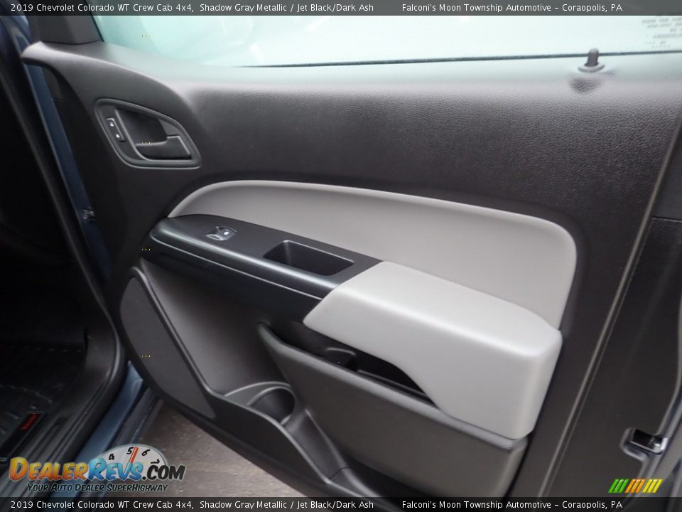 2019 Chevrolet Colorado WT Crew Cab 4x4 Shadow Gray Metallic / Jet Black/Dark Ash Photo #12