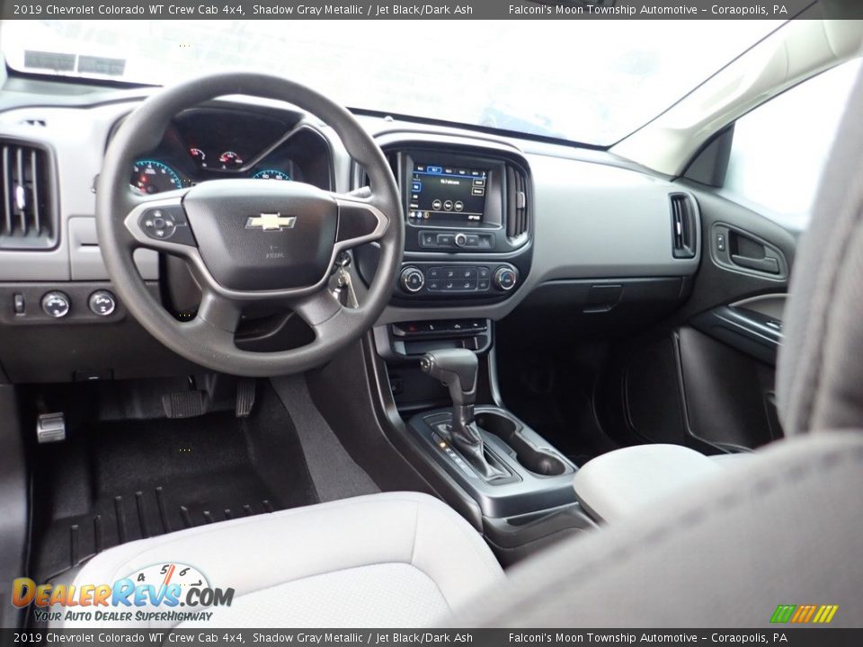 2019 Chevrolet Colorado WT Crew Cab 4x4 Shadow Gray Metallic / Jet Black/Dark Ash Photo #17