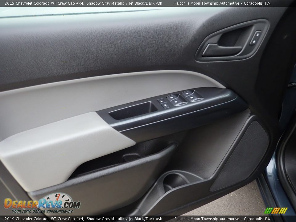 2019 Chevrolet Colorado WT Crew Cab 4x4 Shadow Gray Metallic / Jet Black/Dark Ash Photo #19