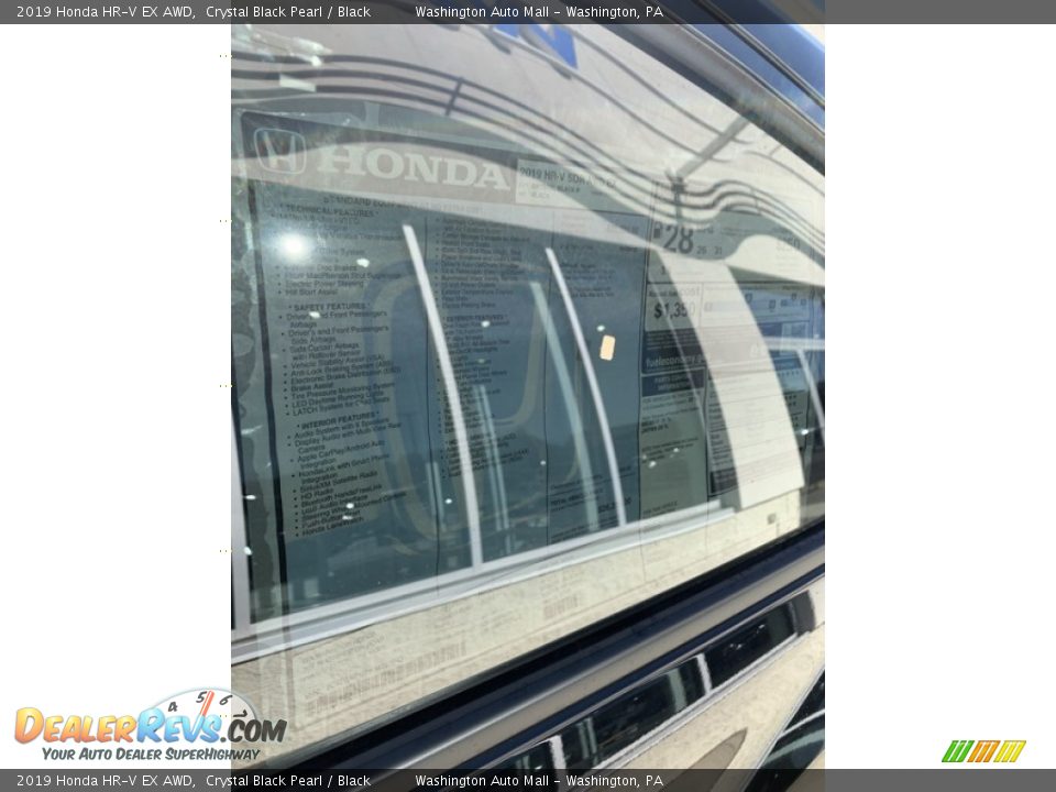 2019 Honda HR-V EX AWD Crystal Black Pearl / Black Photo #15