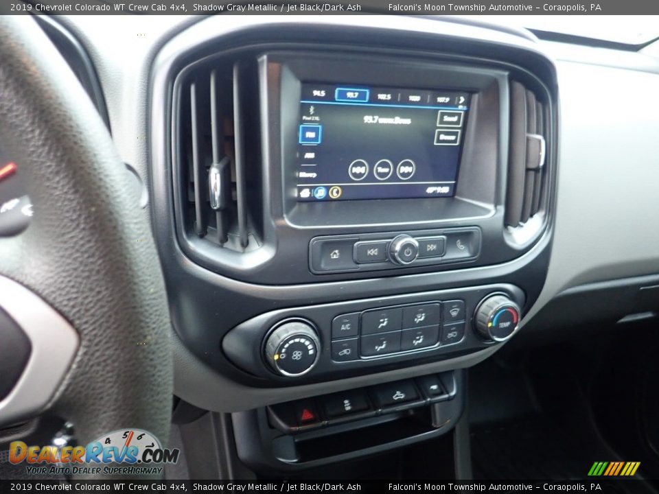 2019 Chevrolet Colorado WT Crew Cab 4x4 Shadow Gray Metallic / Jet Black/Dark Ash Photo #22