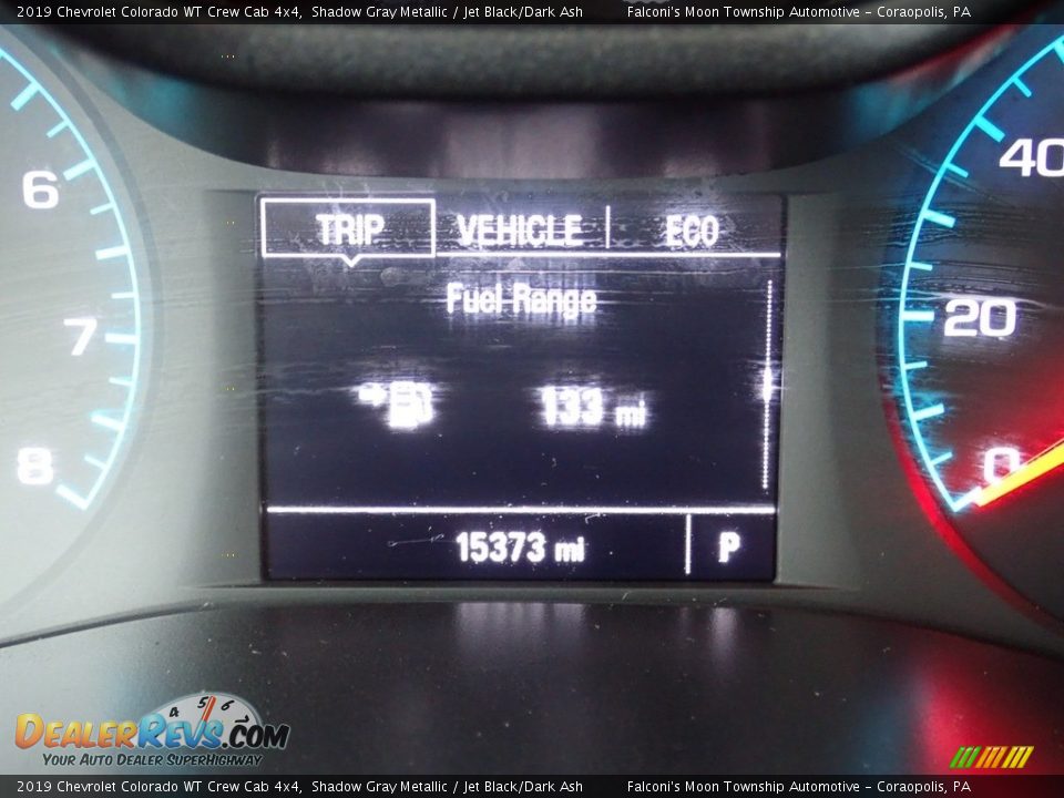 2019 Chevrolet Colorado WT Crew Cab 4x4 Shadow Gray Metallic / Jet Black/Dark Ash Photo #24