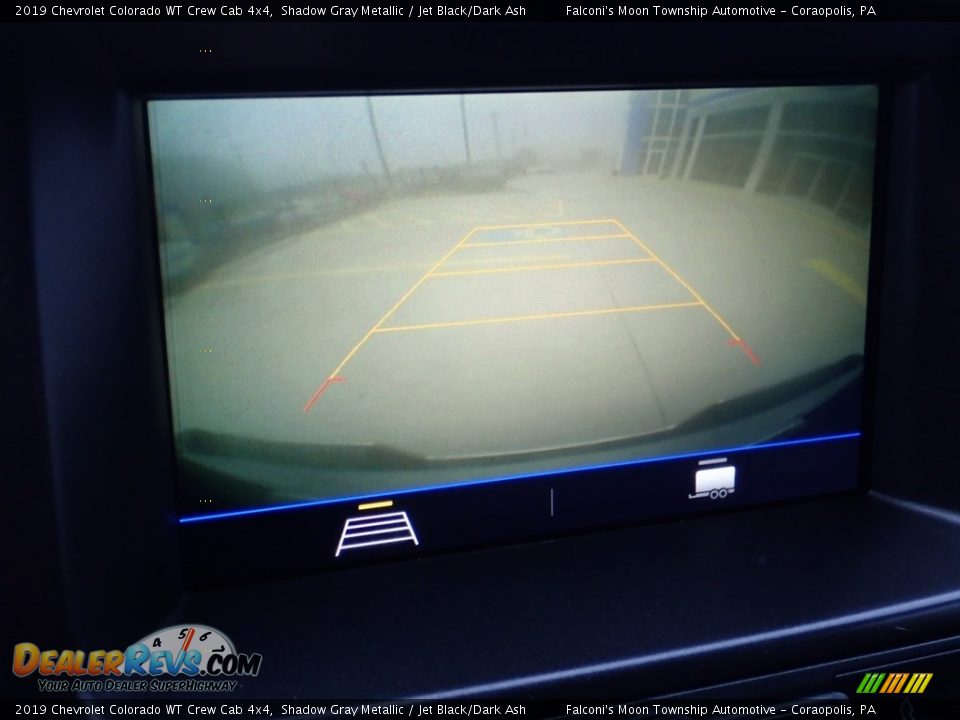 2019 Chevrolet Colorado WT Crew Cab 4x4 Shadow Gray Metallic / Jet Black/Dark Ash Photo #25