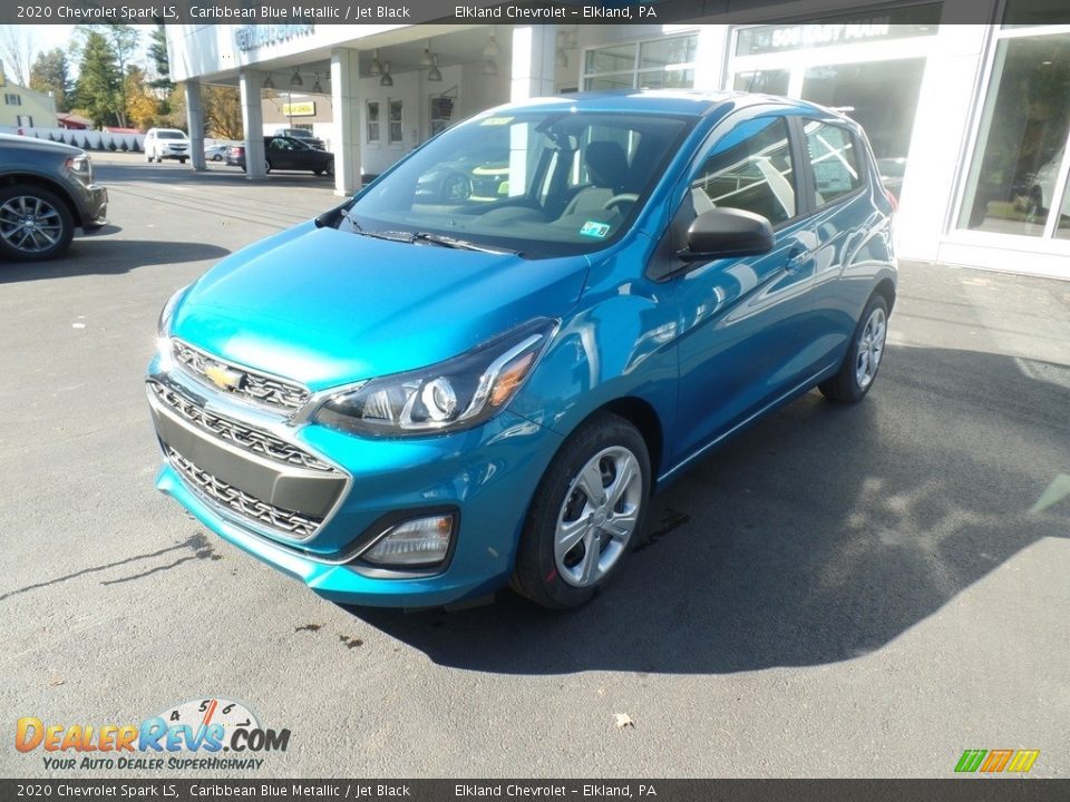 2020 Chevrolet Spark LS Caribbean Blue Metallic / Jet Black Photo #1