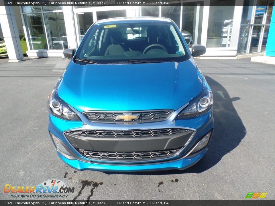2020 Chevrolet Spark LS Caribbean Blue Metallic / Jet Black Photo #2