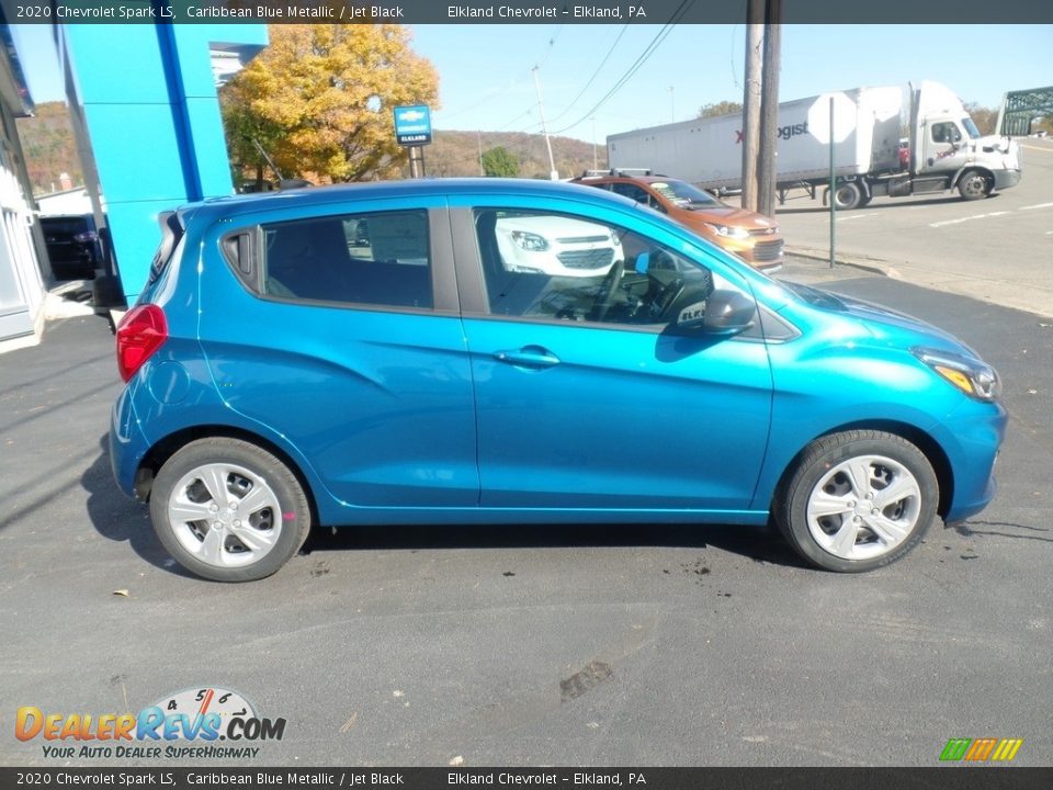 Caribbean Blue Metallic 2020 Chevrolet Spark LS Photo #4