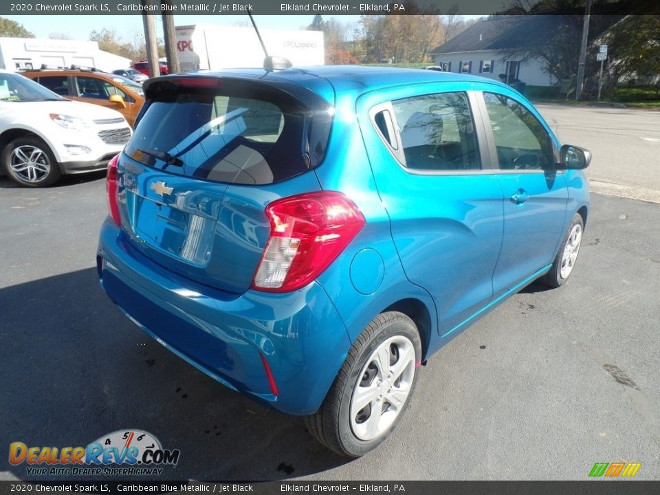 2020 Chevrolet Spark LS Caribbean Blue Metallic / Jet Black Photo #5