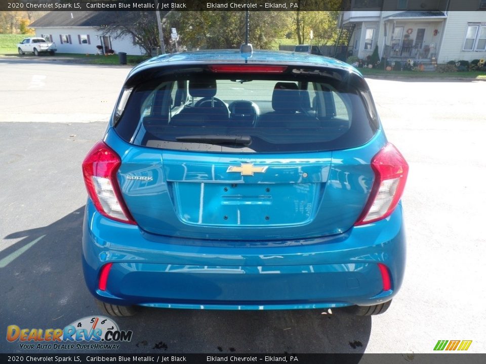 2020 Chevrolet Spark LS Caribbean Blue Metallic / Jet Black Photo #6