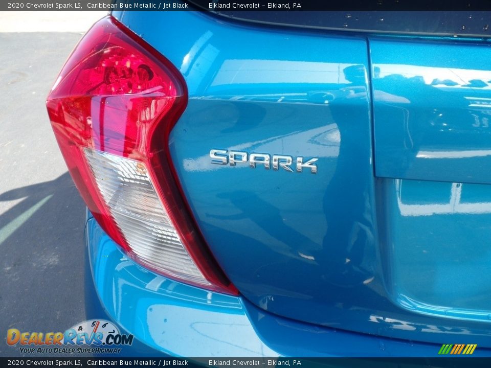 2020 Chevrolet Spark LS Caribbean Blue Metallic / Jet Black Photo #9