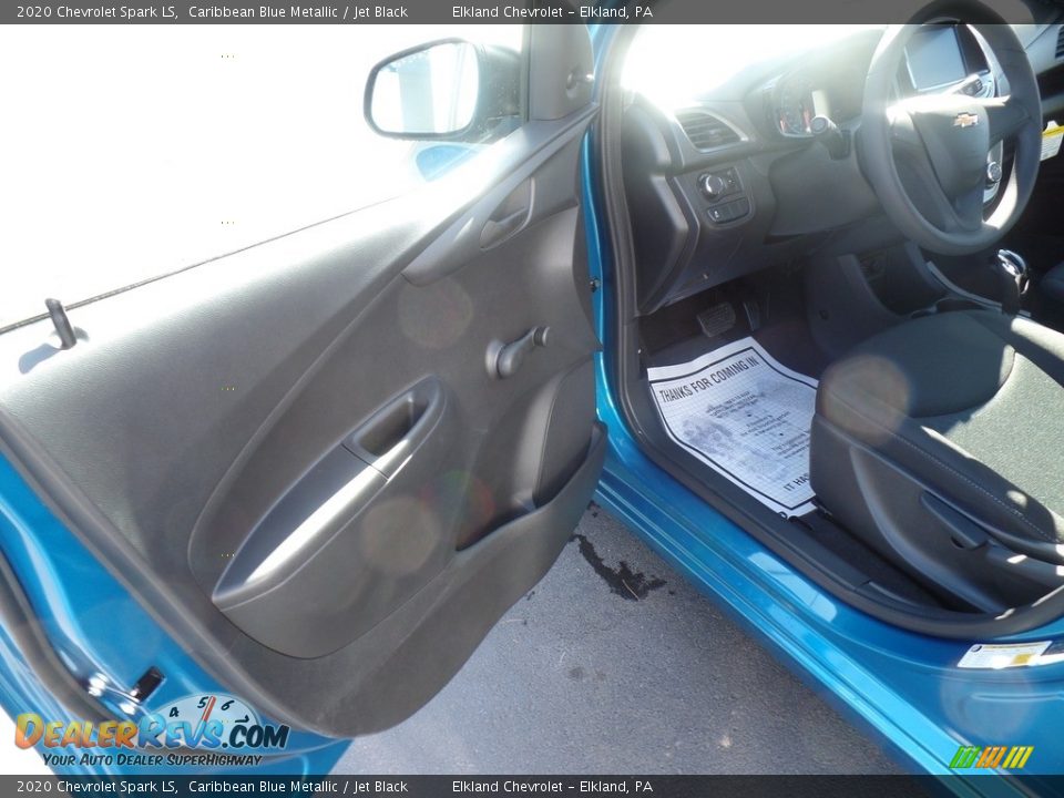 2020 Chevrolet Spark LS Caribbean Blue Metallic / Jet Black Photo #11