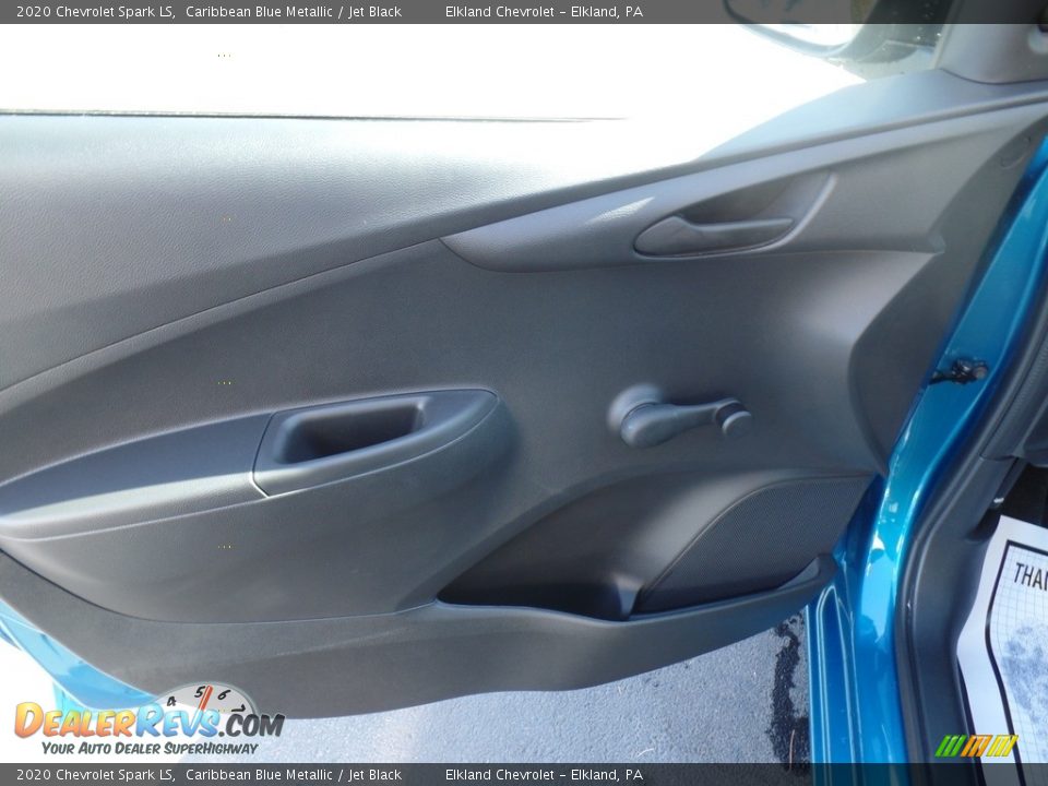2020 Chevrolet Spark LS Caribbean Blue Metallic / Jet Black Photo #12