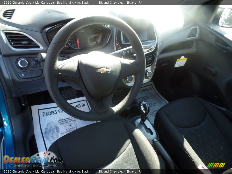 2020 Chevrolet Spark LS Caribbean Blue Metallic / Jet Black Photo #14