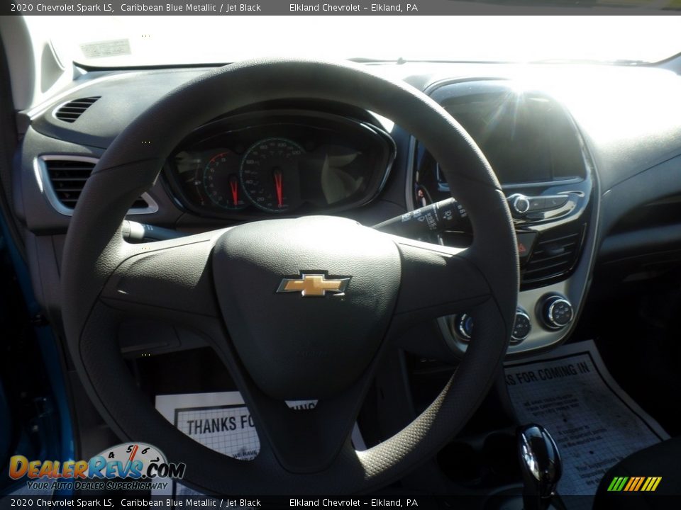 2020 Chevrolet Spark LS Caribbean Blue Metallic / Jet Black Photo #15
