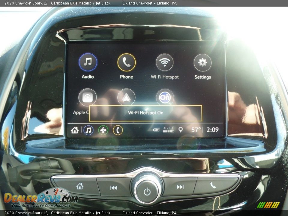 2020 Chevrolet Spark LS Caribbean Blue Metallic / Jet Black Photo #19