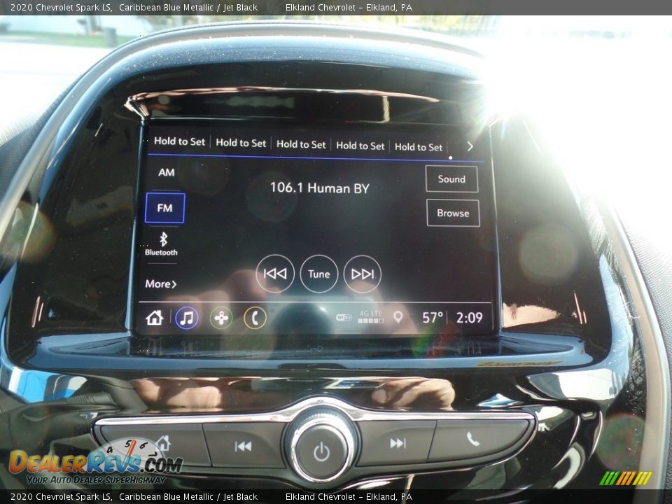 2020 Chevrolet Spark LS Caribbean Blue Metallic / Jet Black Photo #20