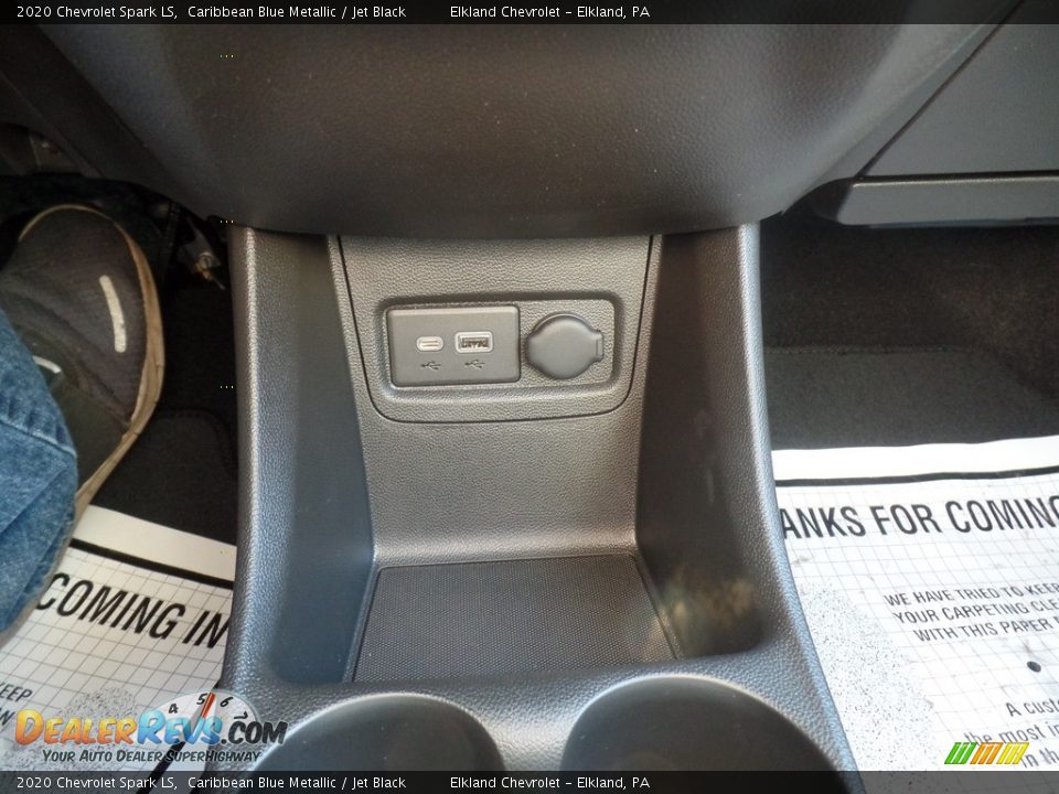 2020 Chevrolet Spark LS Caribbean Blue Metallic / Jet Black Photo #23