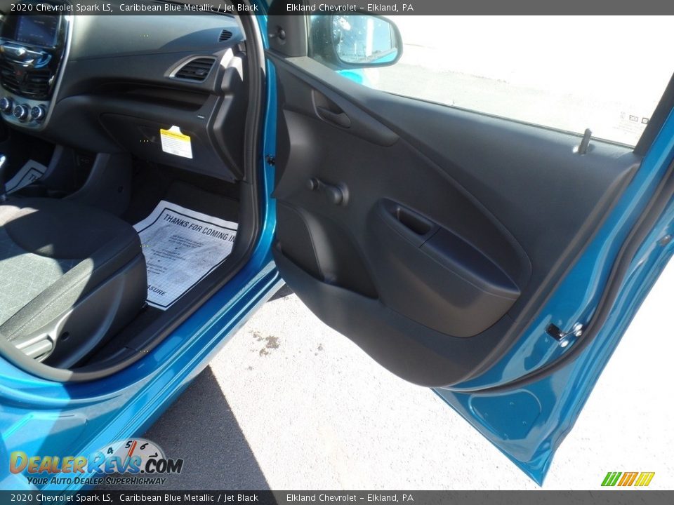 2020 Chevrolet Spark LS Caribbean Blue Metallic / Jet Black Photo #29