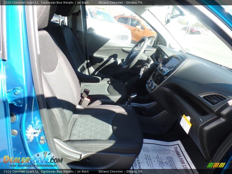 2020 Chevrolet Spark LS Caribbean Blue Metallic / Jet Black Photo #30