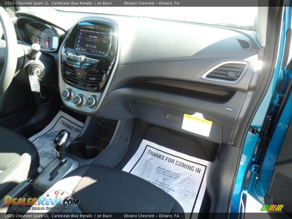 2020 Chevrolet Spark LS Caribbean Blue Metallic / Jet Black Photo #32