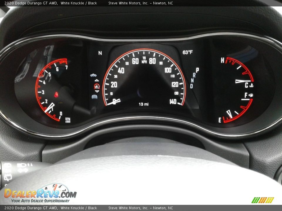 2020 Dodge Durango GT AWD White Knuckle / Black Photo #22