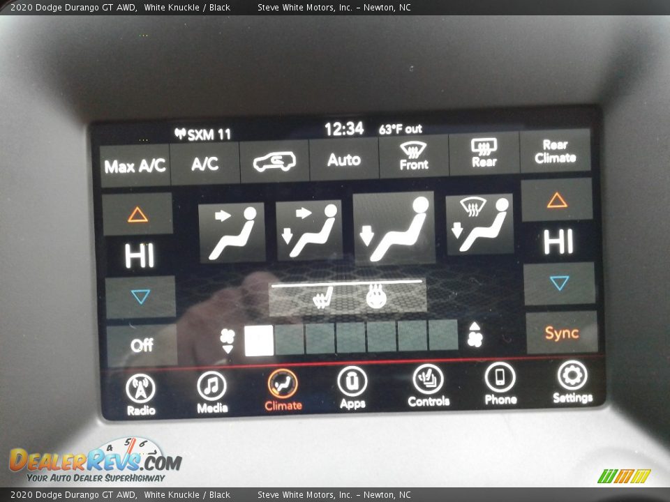 2020 Dodge Durango GT AWD White Knuckle / Black Photo #26
