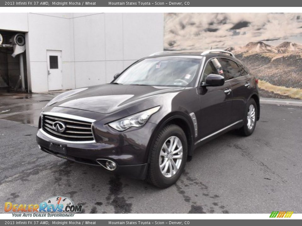 2013 Infiniti FX 37 AWD Midnight Mocha / Wheat Photo #2