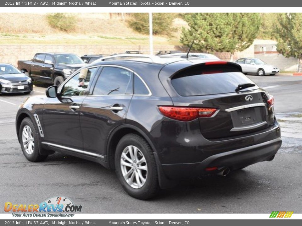 2013 Infiniti FX 37 AWD Midnight Mocha / Wheat Photo #4
