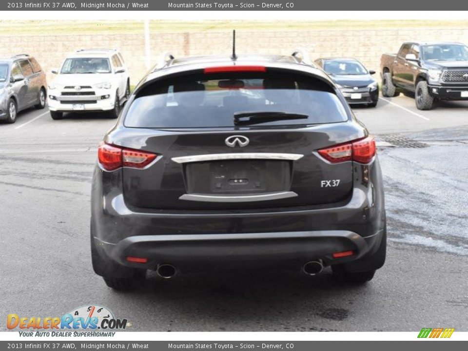 2013 Infiniti FX 37 AWD Midnight Mocha / Wheat Photo #5