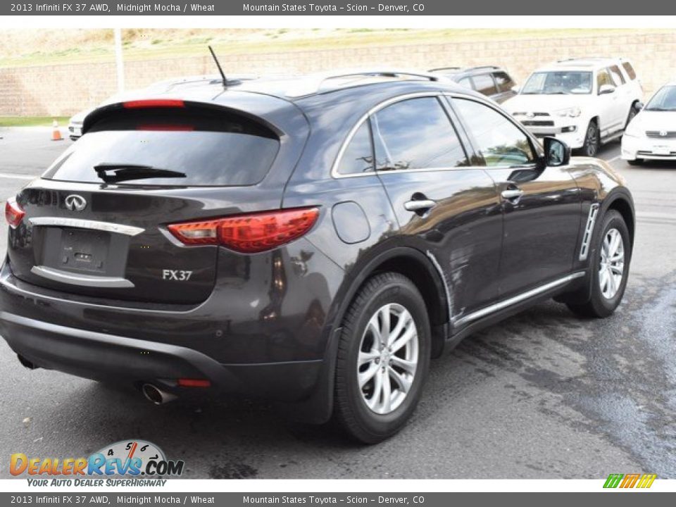 2013 Infiniti FX 37 AWD Midnight Mocha / Wheat Photo #6